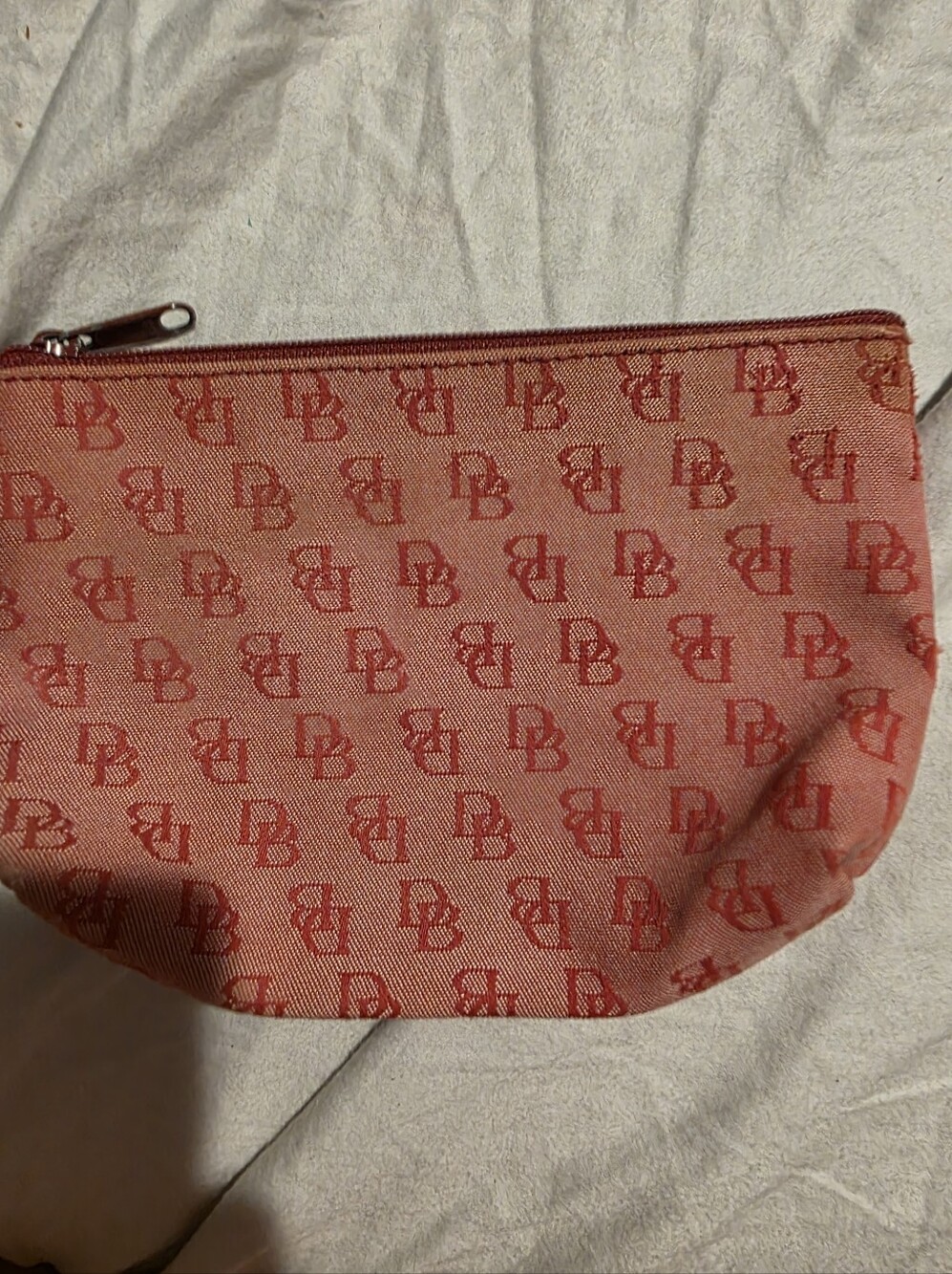 Dooney & Bourke Coral Logo Mini Pouch Y2K
